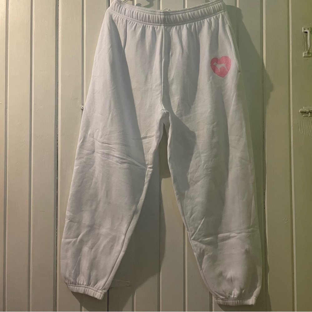 VS. PINK originals glitter shine joggers-large NWT